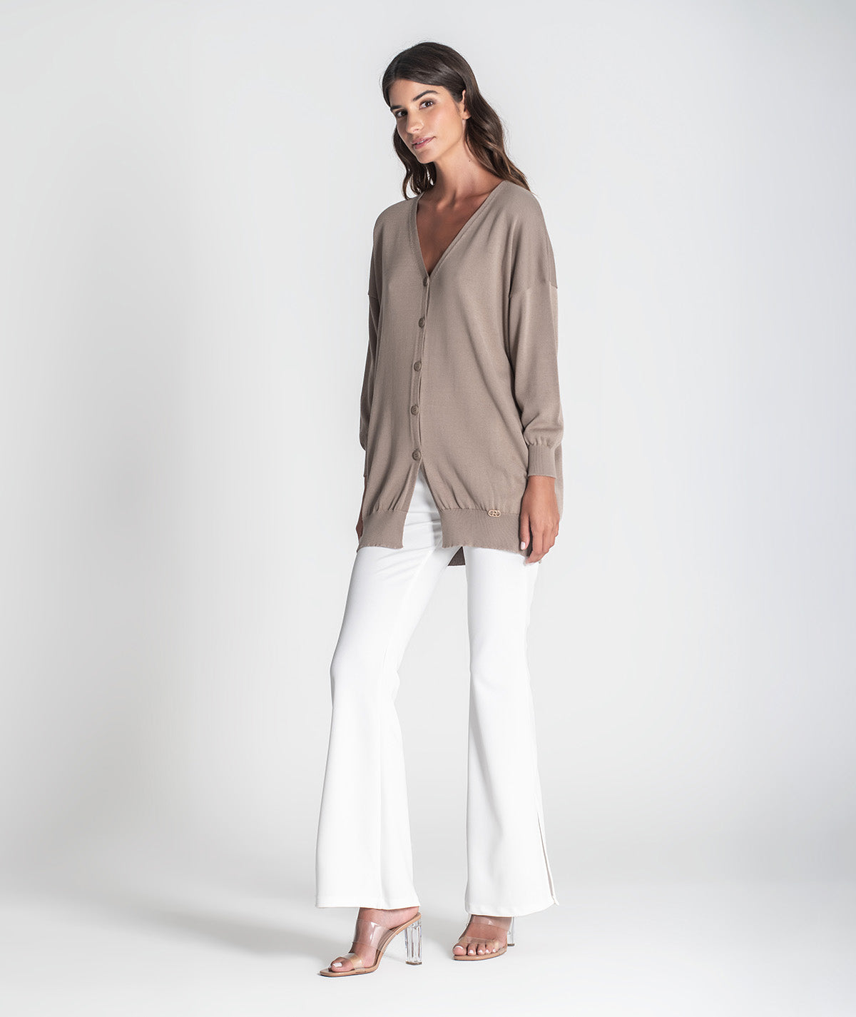 Casaco oversize com botões 3429