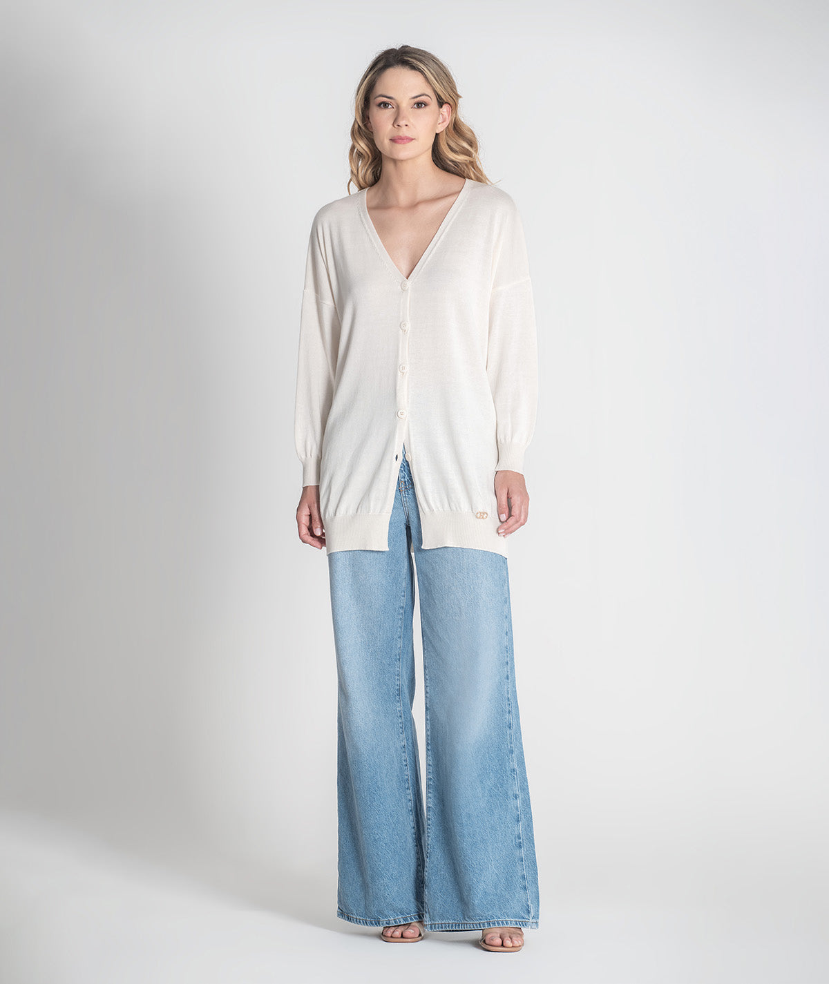 Casaco oversize com botões 3429