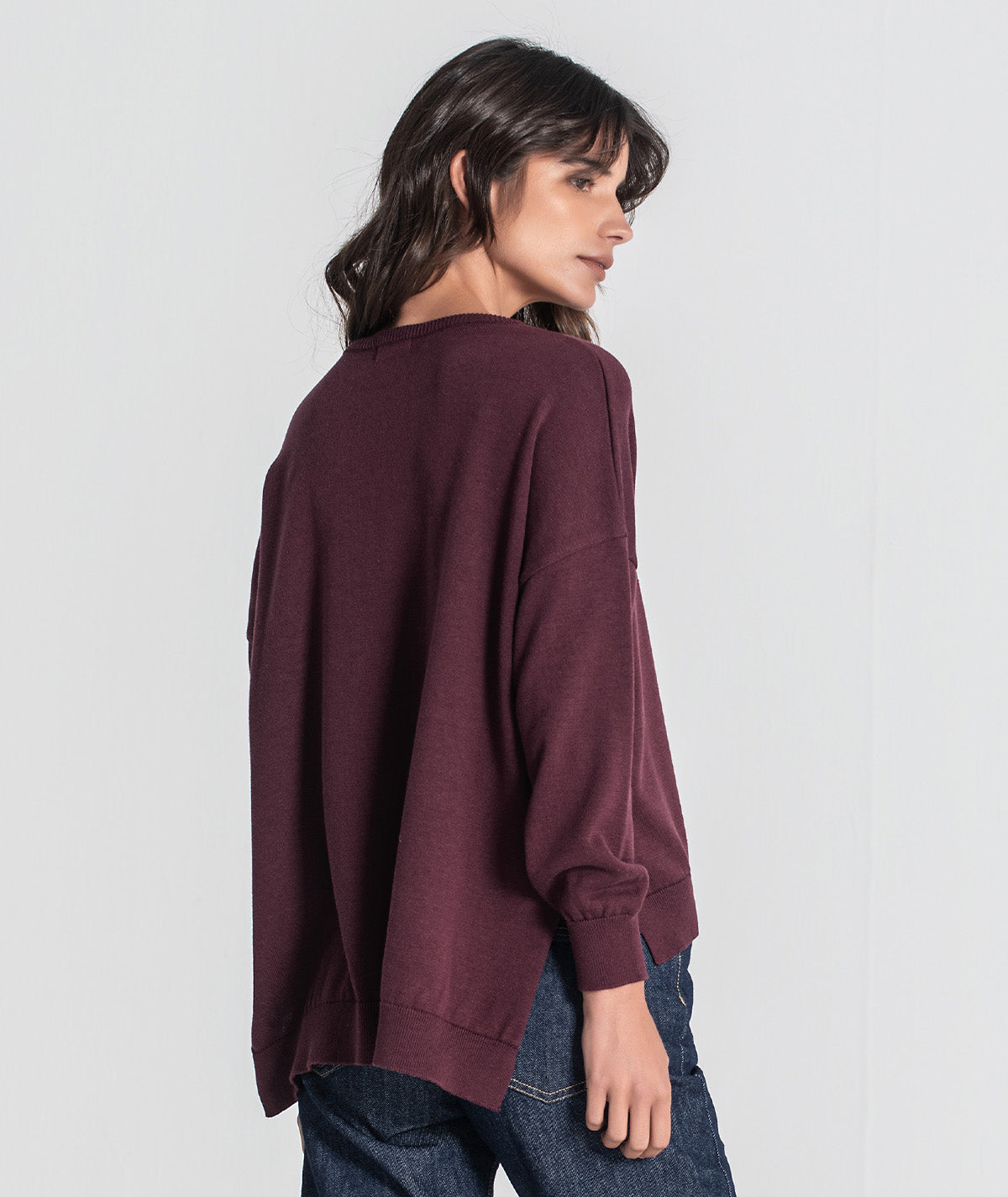 Camisola oversize com estrela 3436
