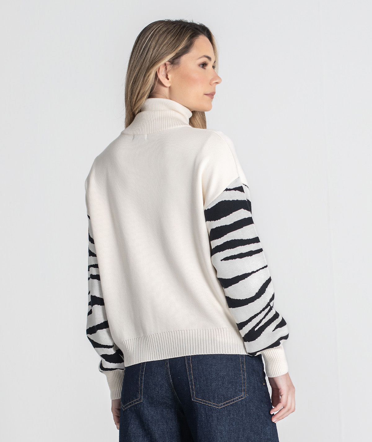 Casaco com animal print 3437