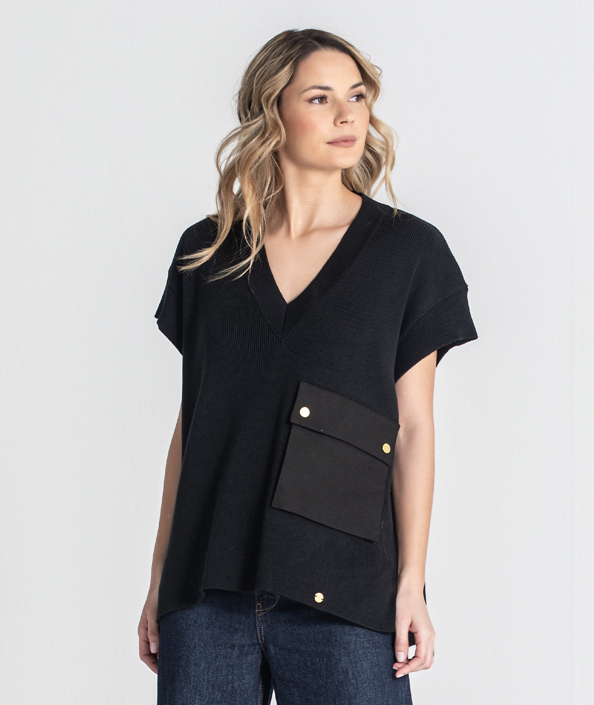 Colete com bolso 3438