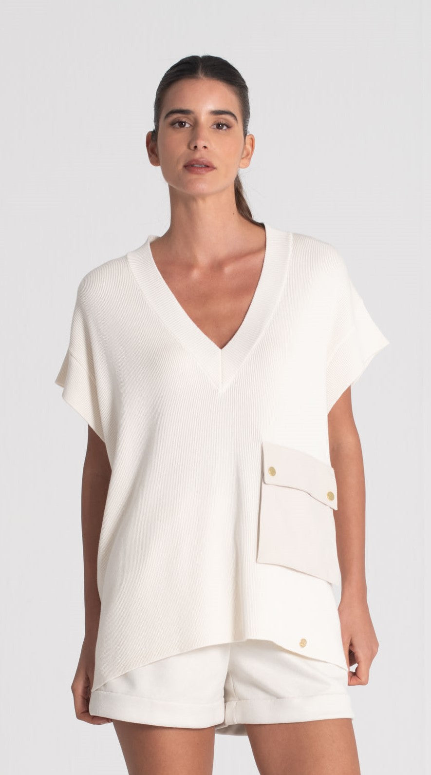 Colete com bolso 3438