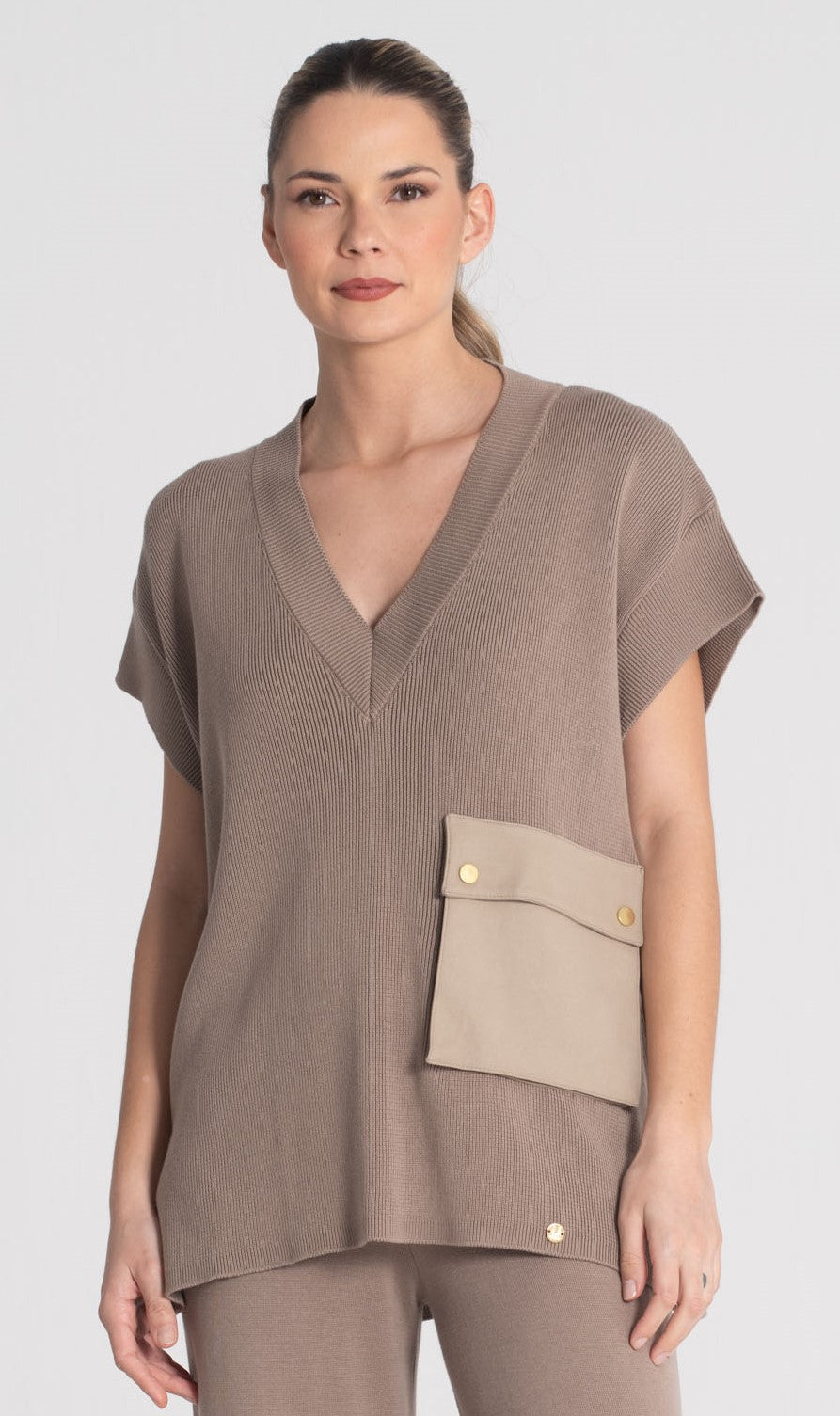 Colete com bolso 3438