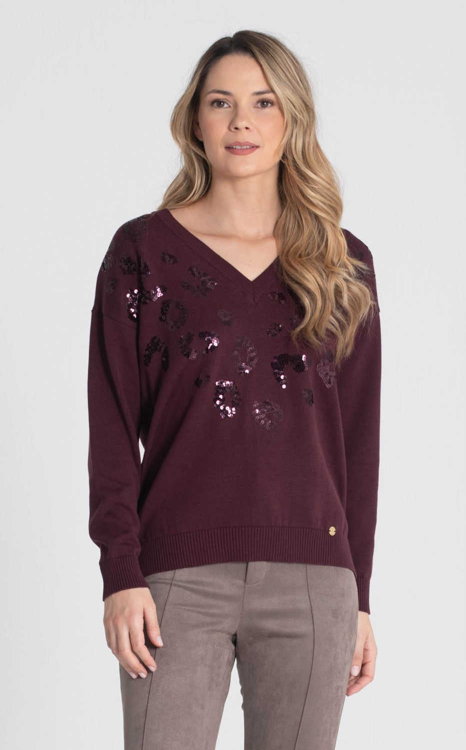 Camisola leopardo com lantejoulas 3441