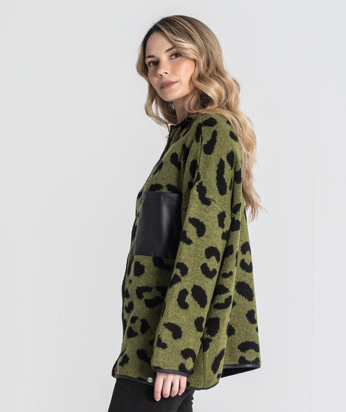 Casaco animal print 3443