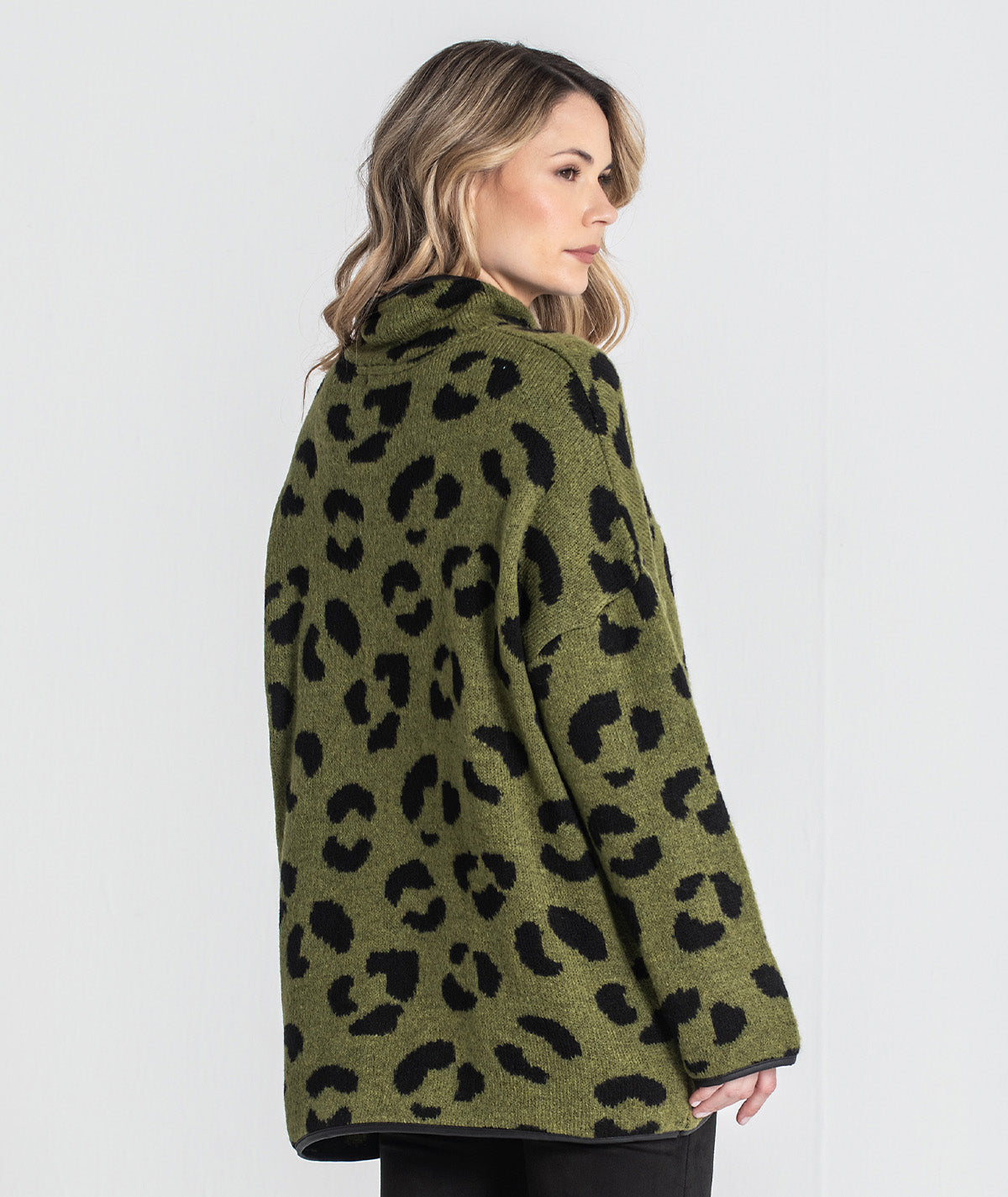 Casaco animal print 3443