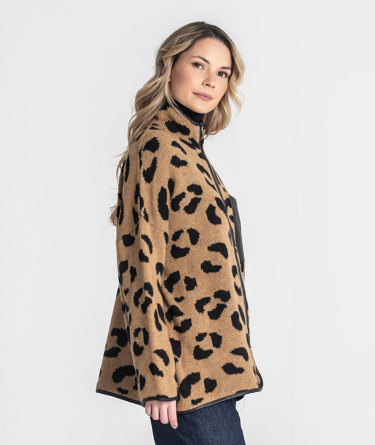 Casaco animal print 3443