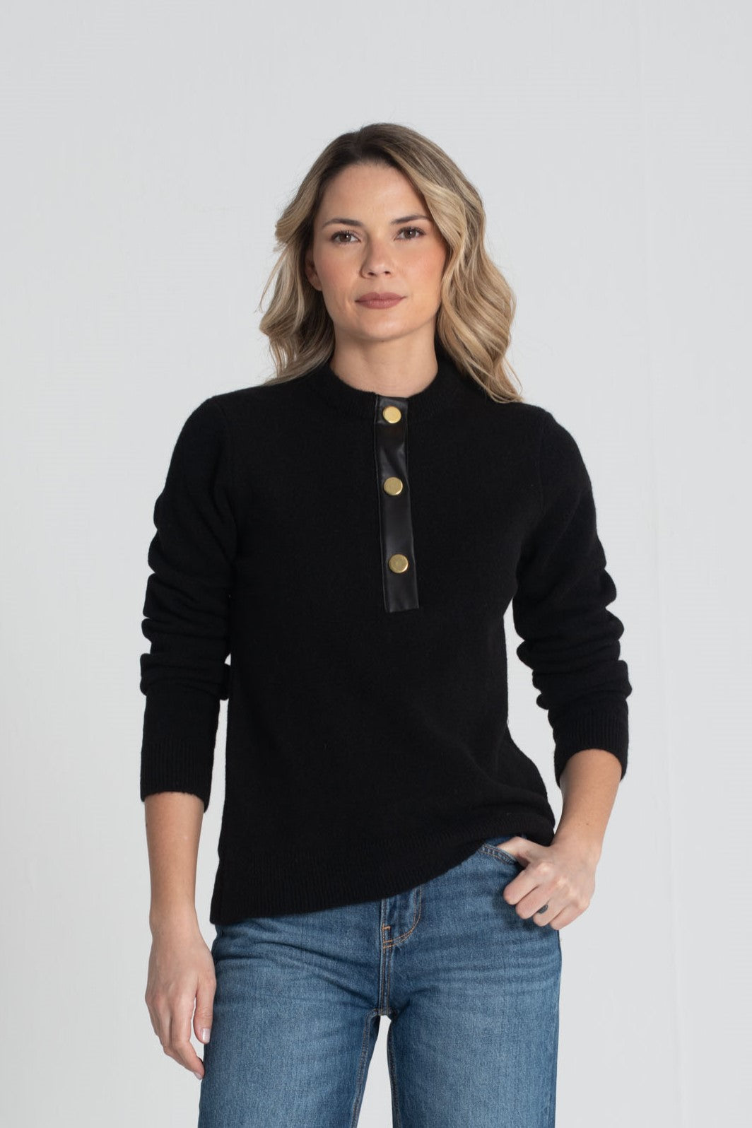 Camisola com aplicação e molas 3444