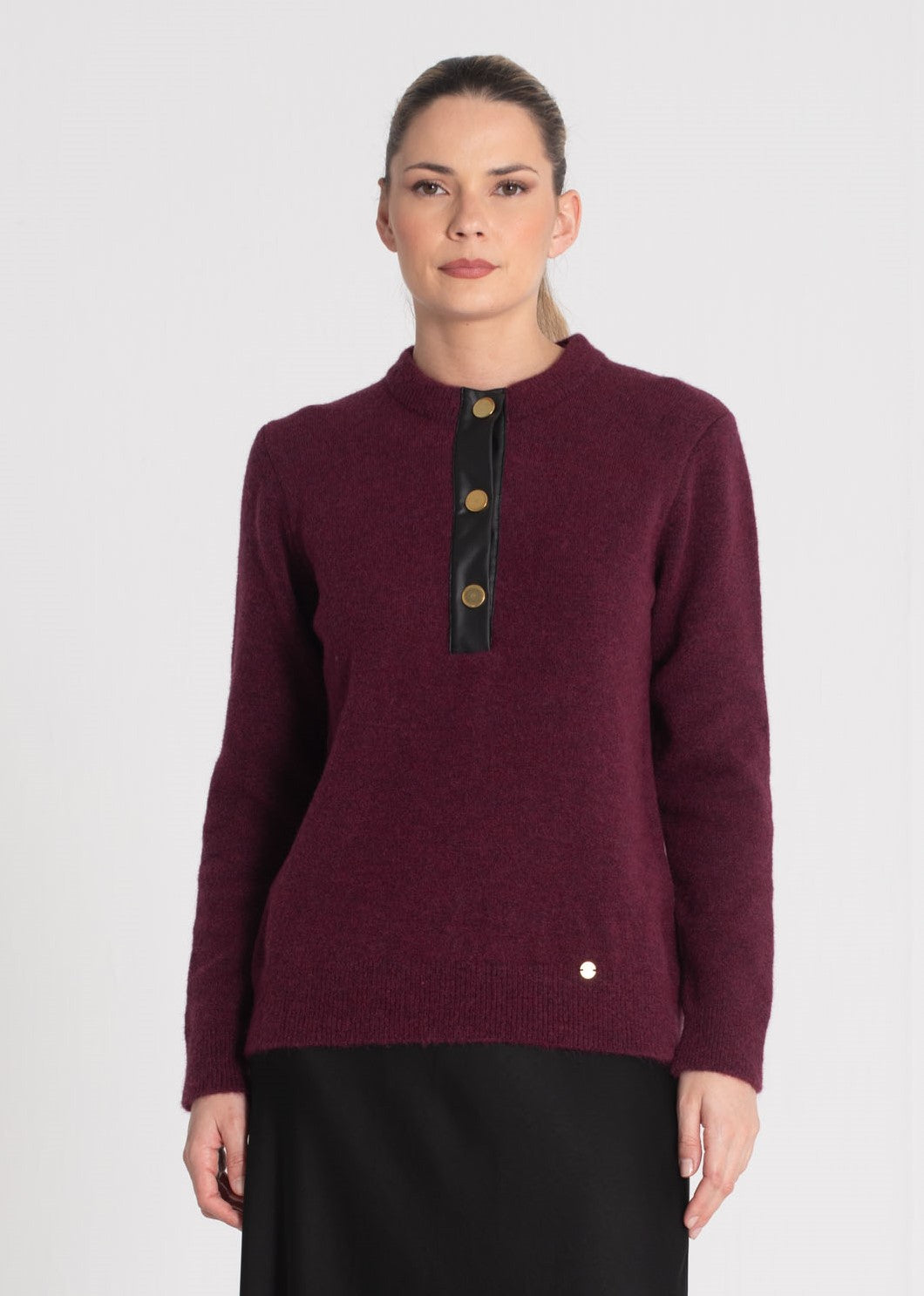 Camisola com aplicação e molas 3444