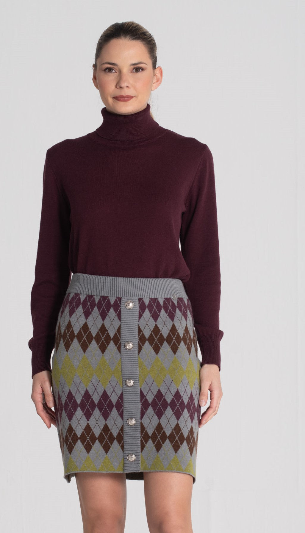 Mini saia losangos 3447