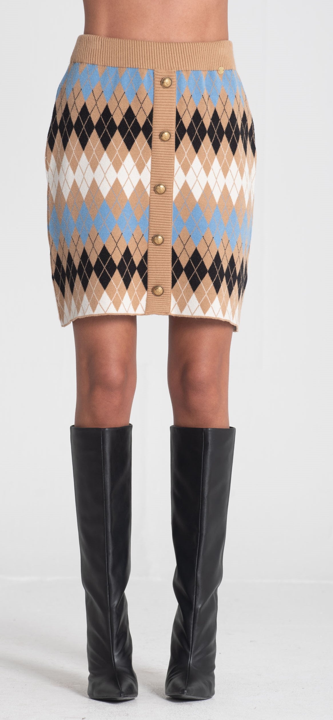 Mini saia losangos 3447