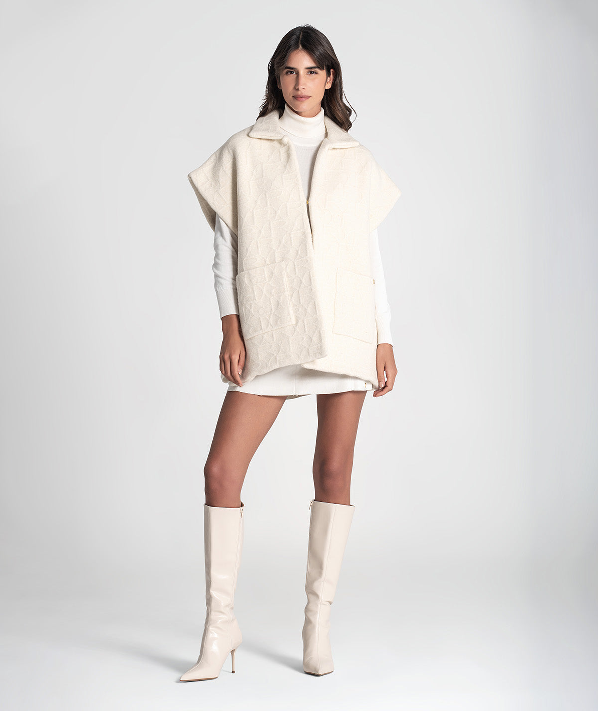 Colete oversize com relevos 3450