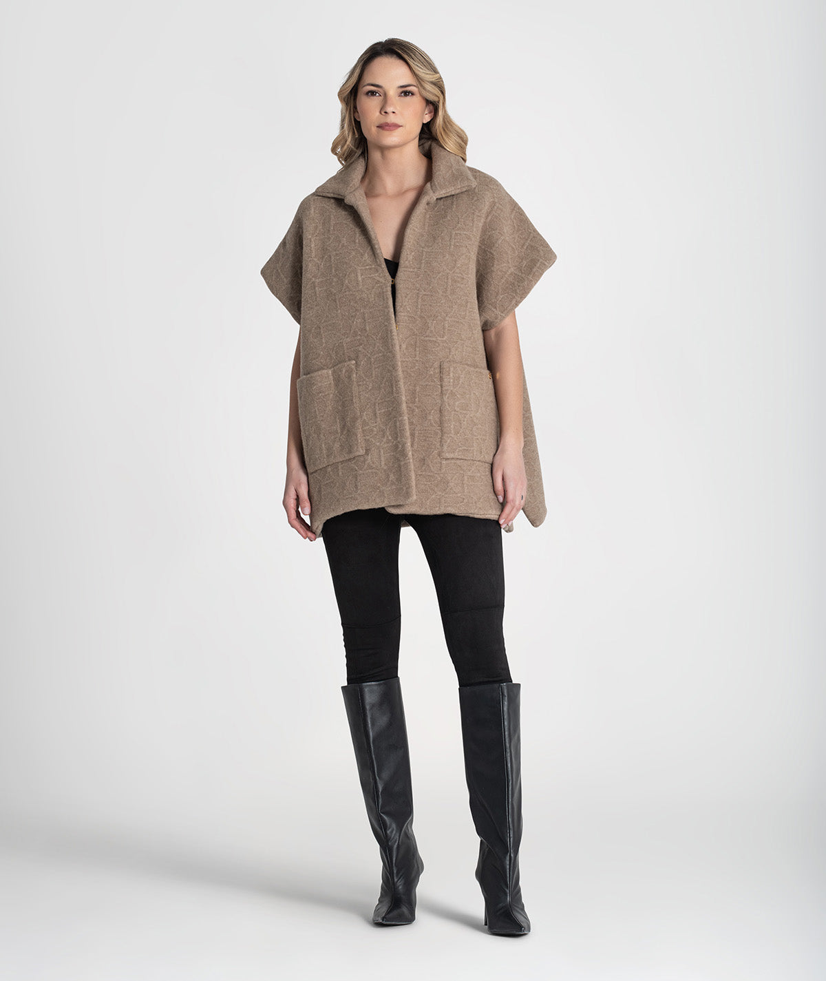 Colete oversize com relevos 3450