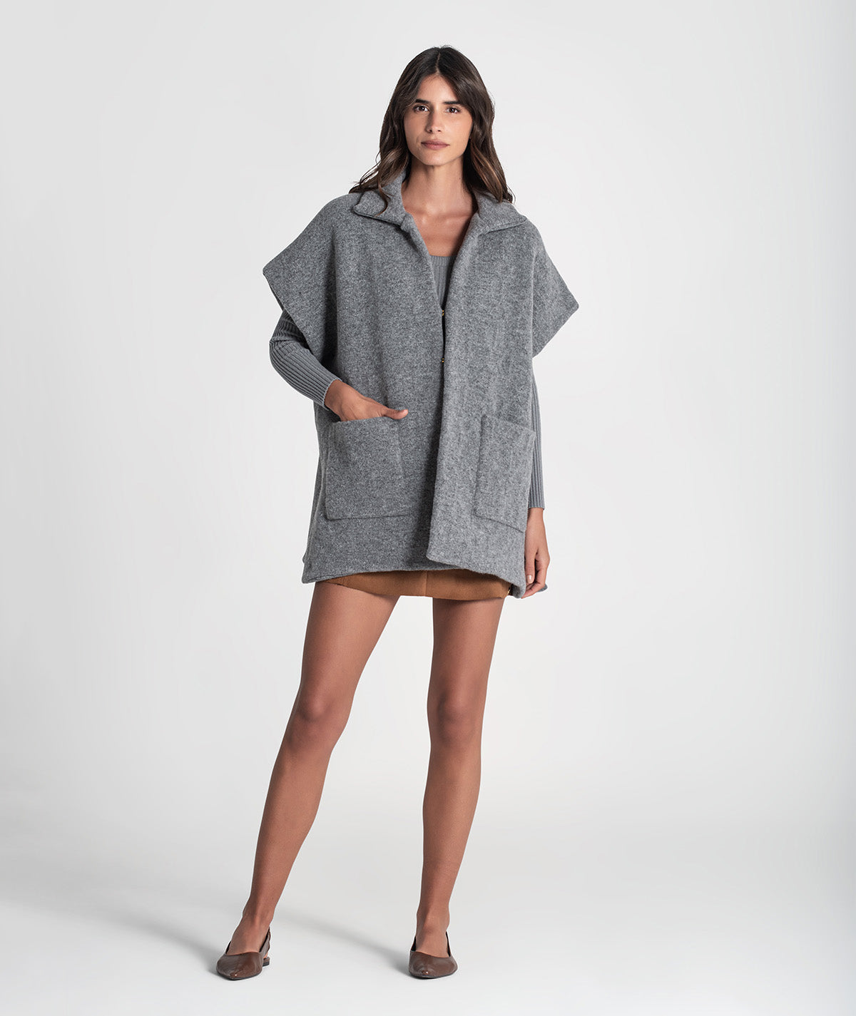 Colete oversize com relevos 3450