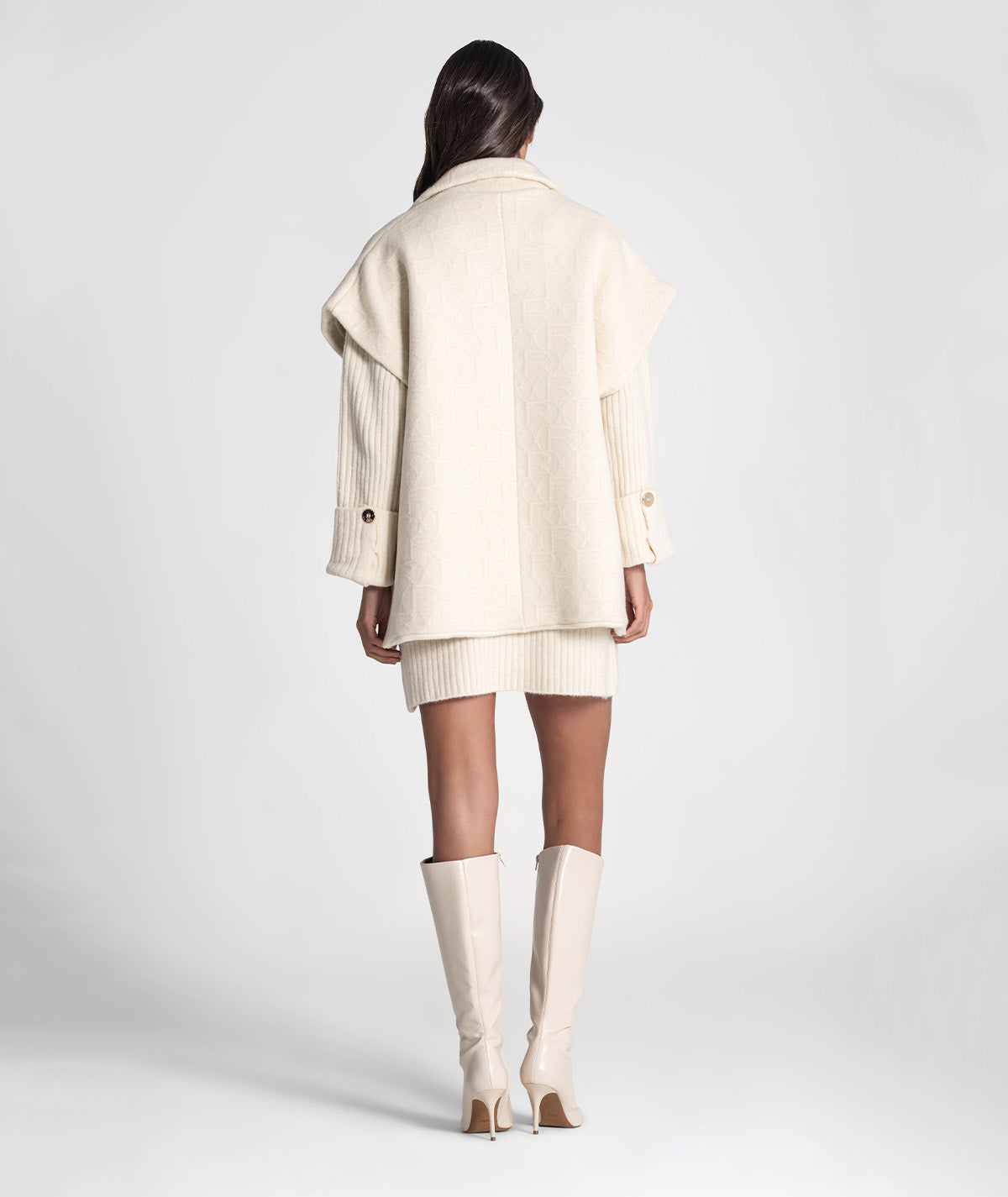 Colete oversize com relevos 3450