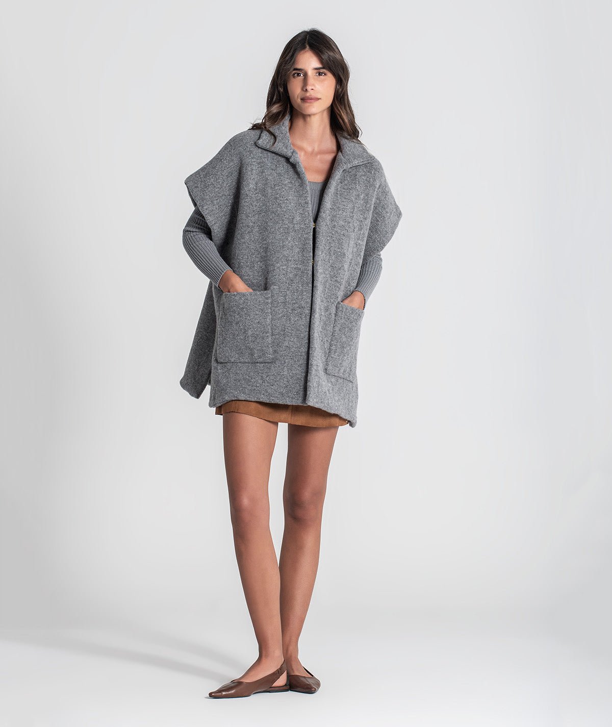 Colete oversize com relevos 3450