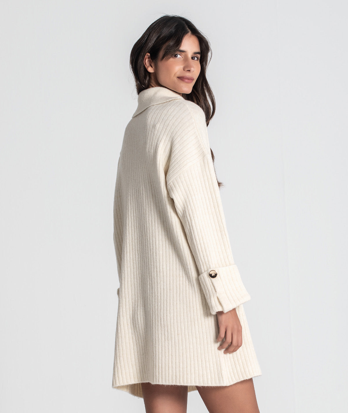 Vestido com bordado no bolso 3462