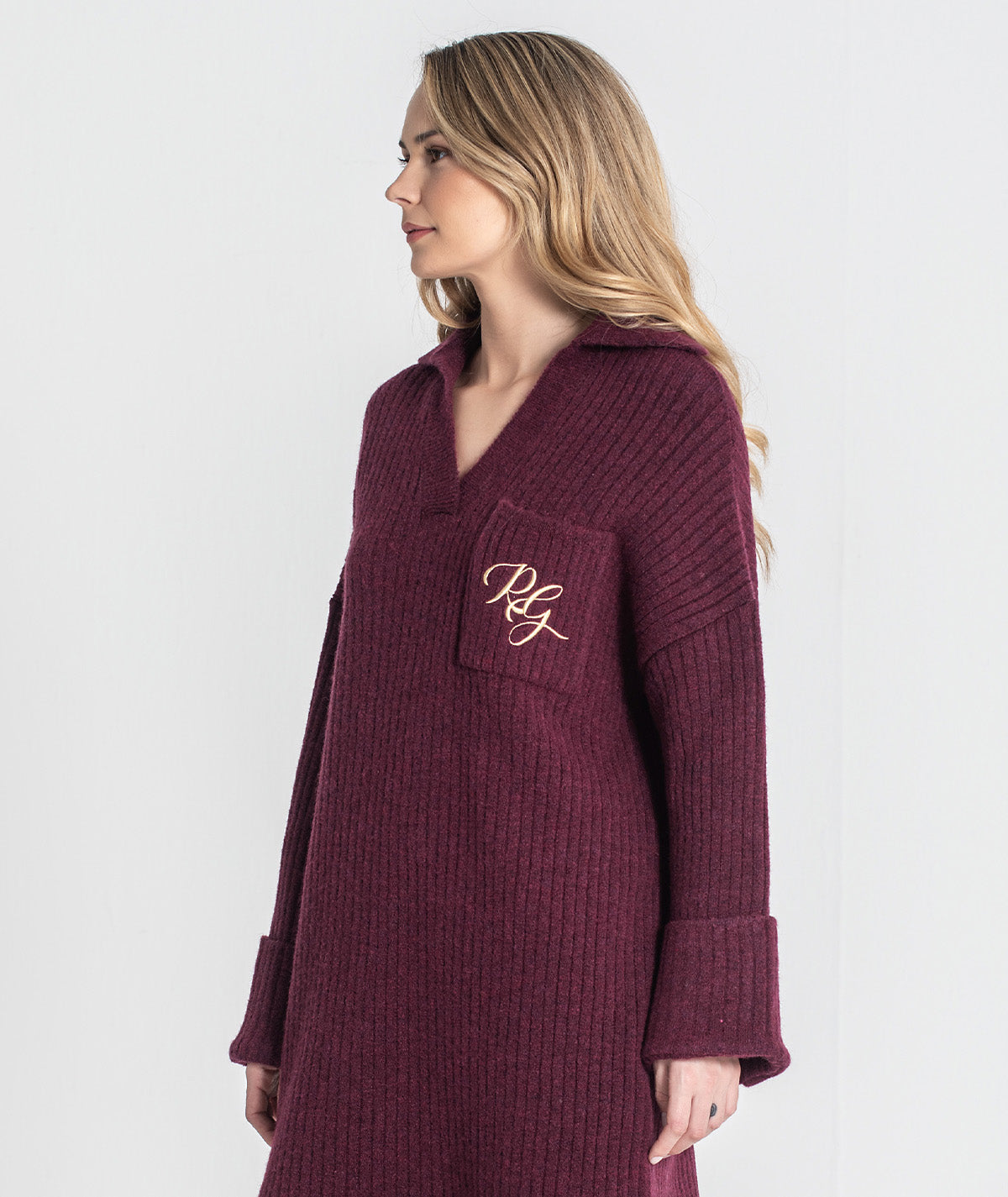 Vestido com bordado no bolso 3462