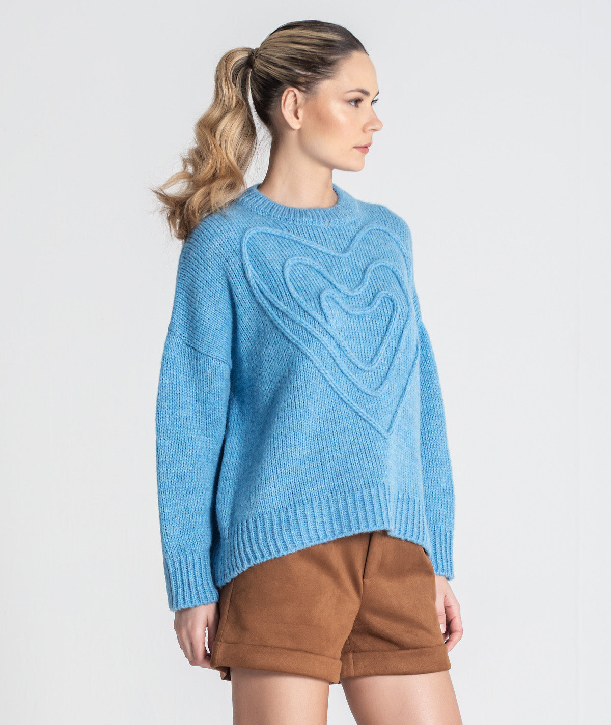 Camisola bordado coração 3463