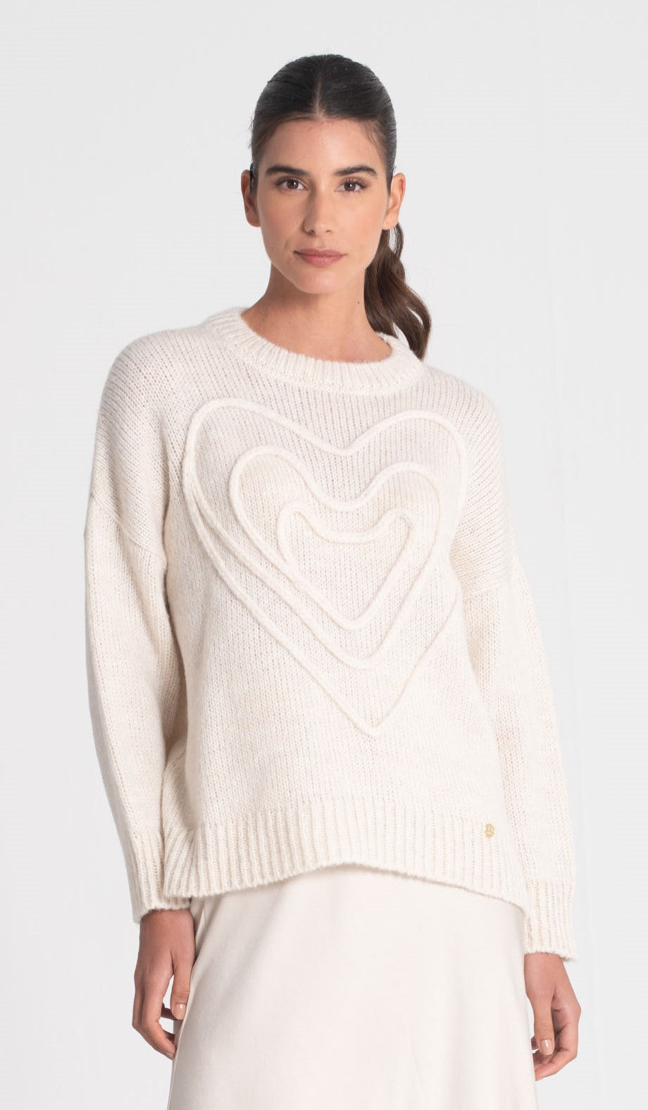 Camisola bordado coração 3463