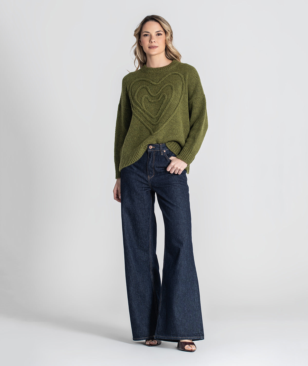 Camisola bordado coração 3463
