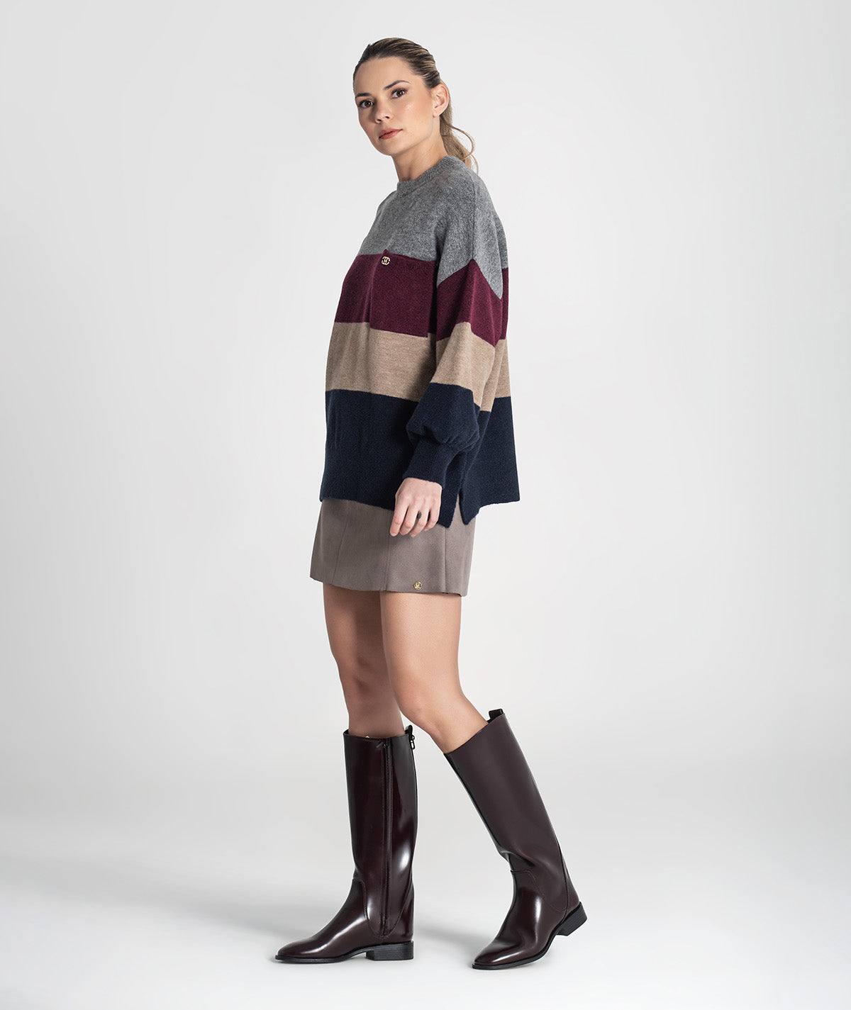 Camisola riscas com bolso 3469