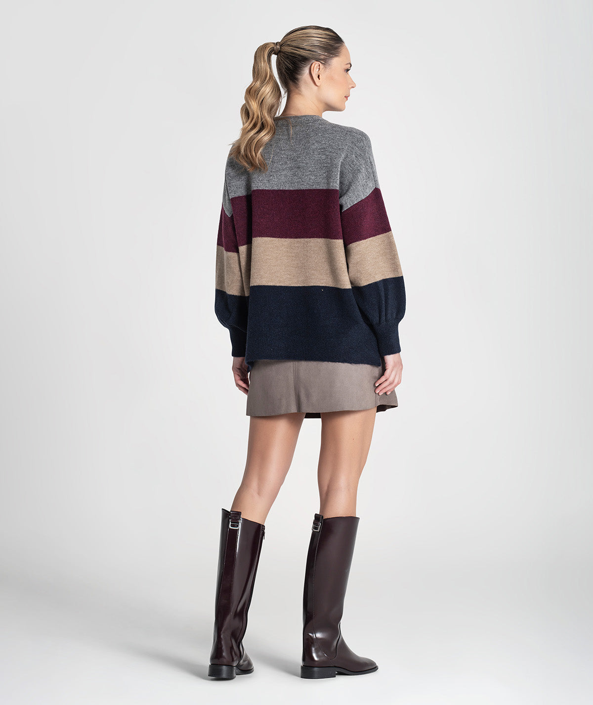 Camisola riscas com bolso 3469