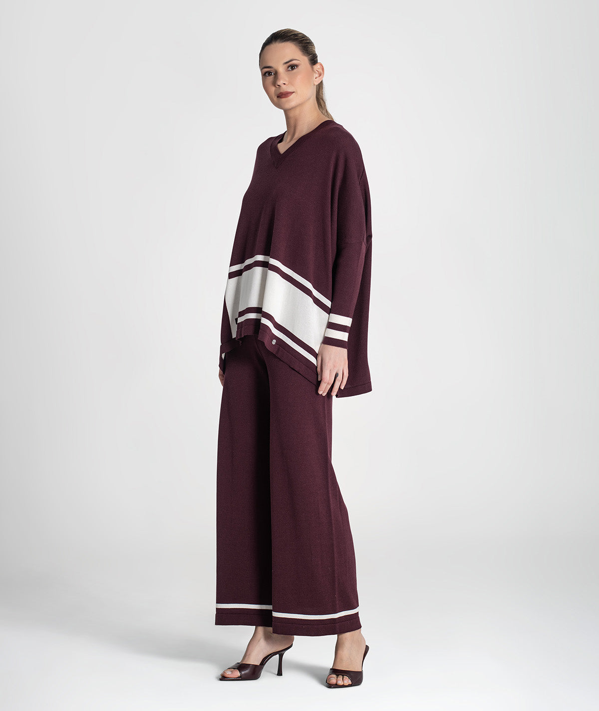 Camisola oversize riscas 3473