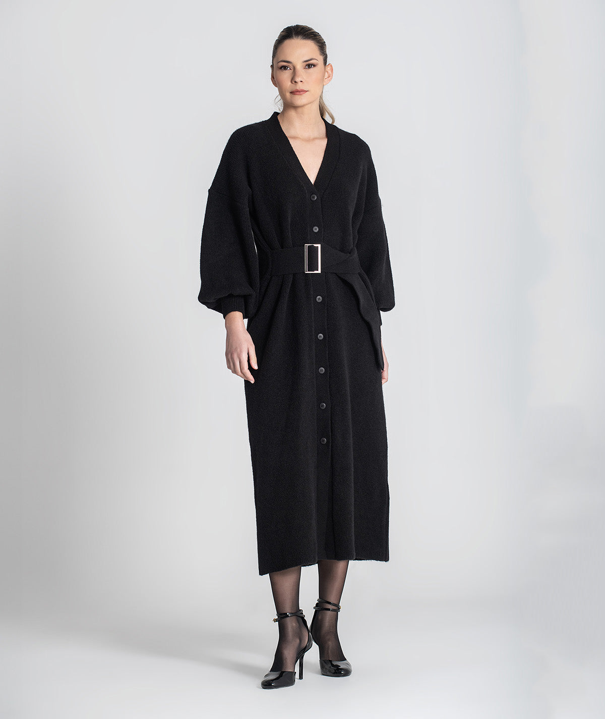 Vestido com cinto 3476