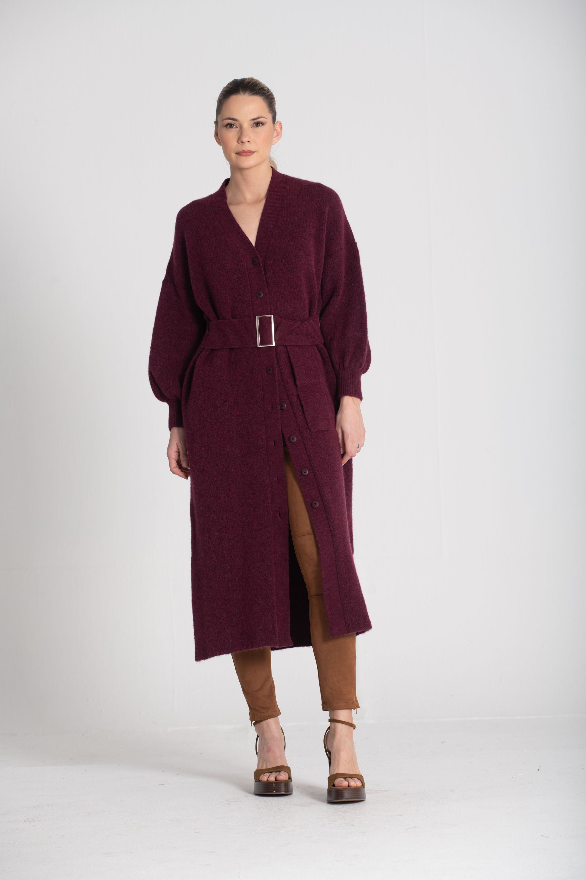 Vestido com cinto 3476