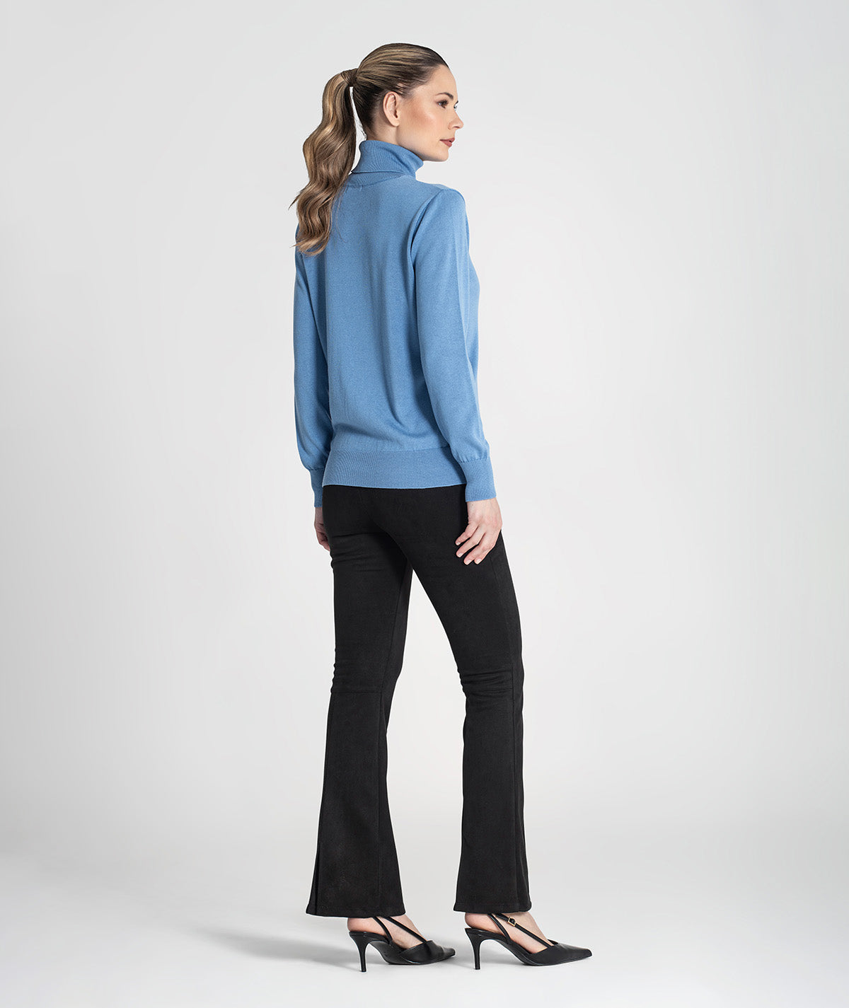 Camisola básica de gola alta 3480