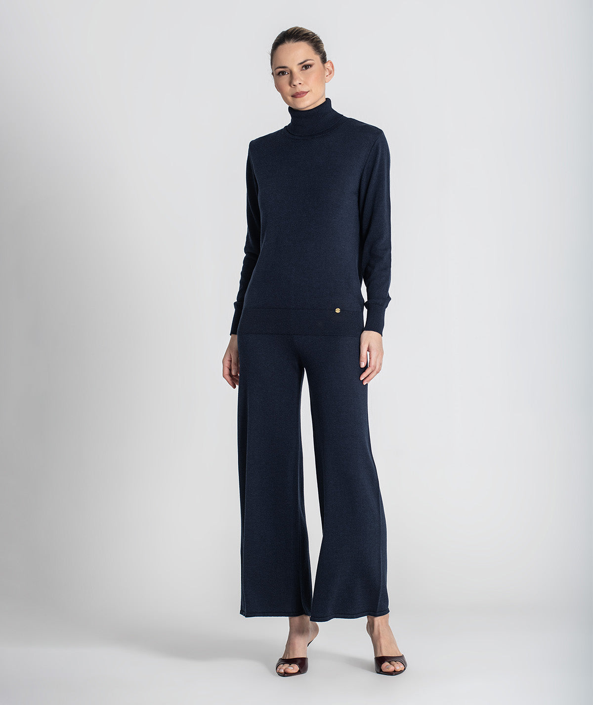 Camisola básica de gola alta 3480