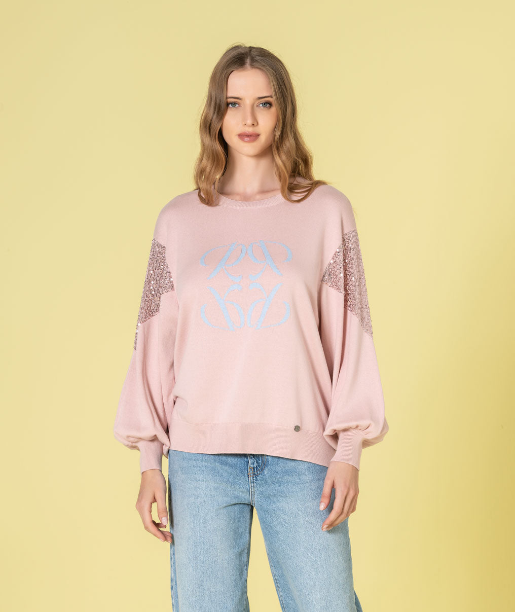 Camisola com lantejoulas 3492