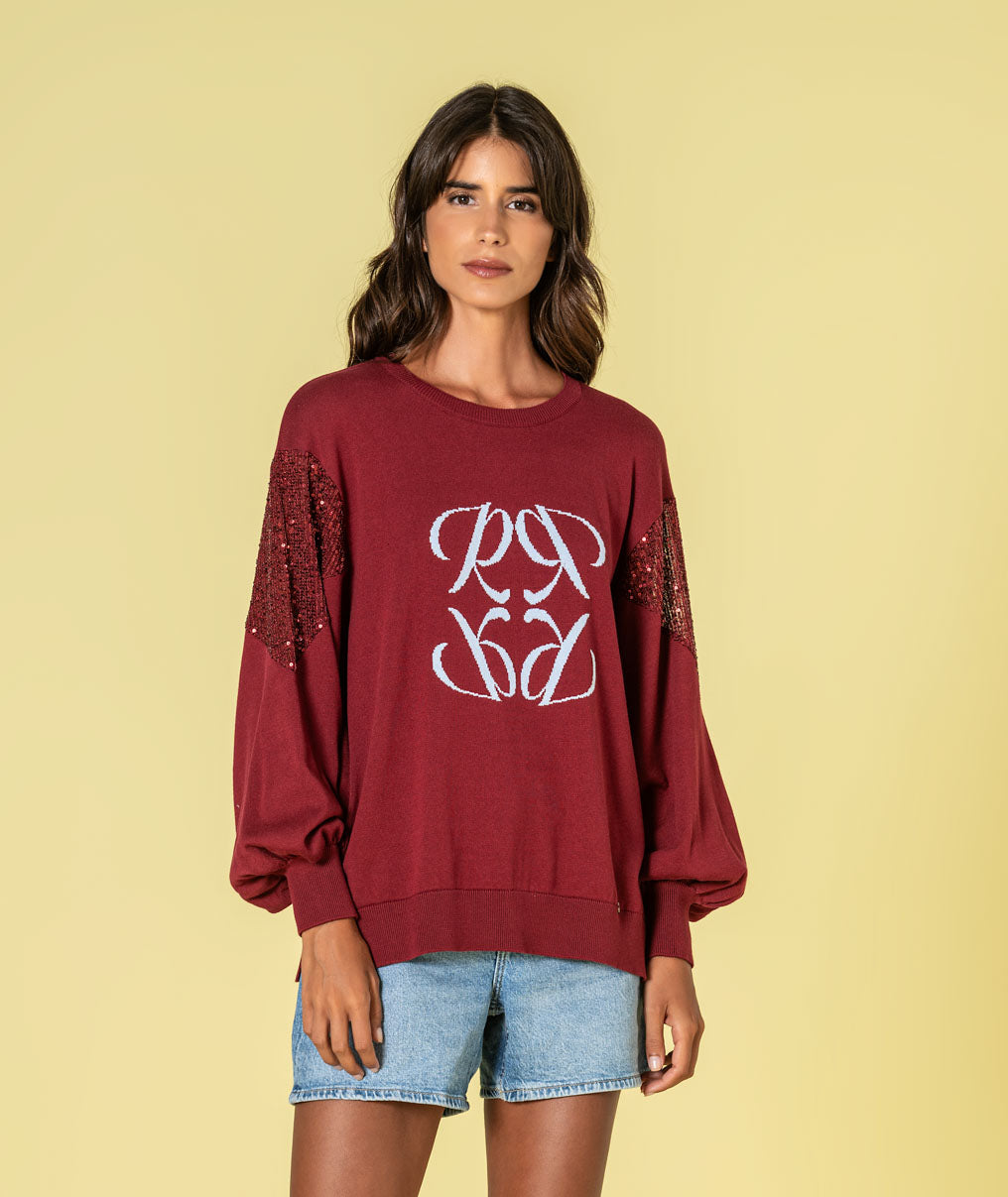 Camisola com lantejoulas 3492