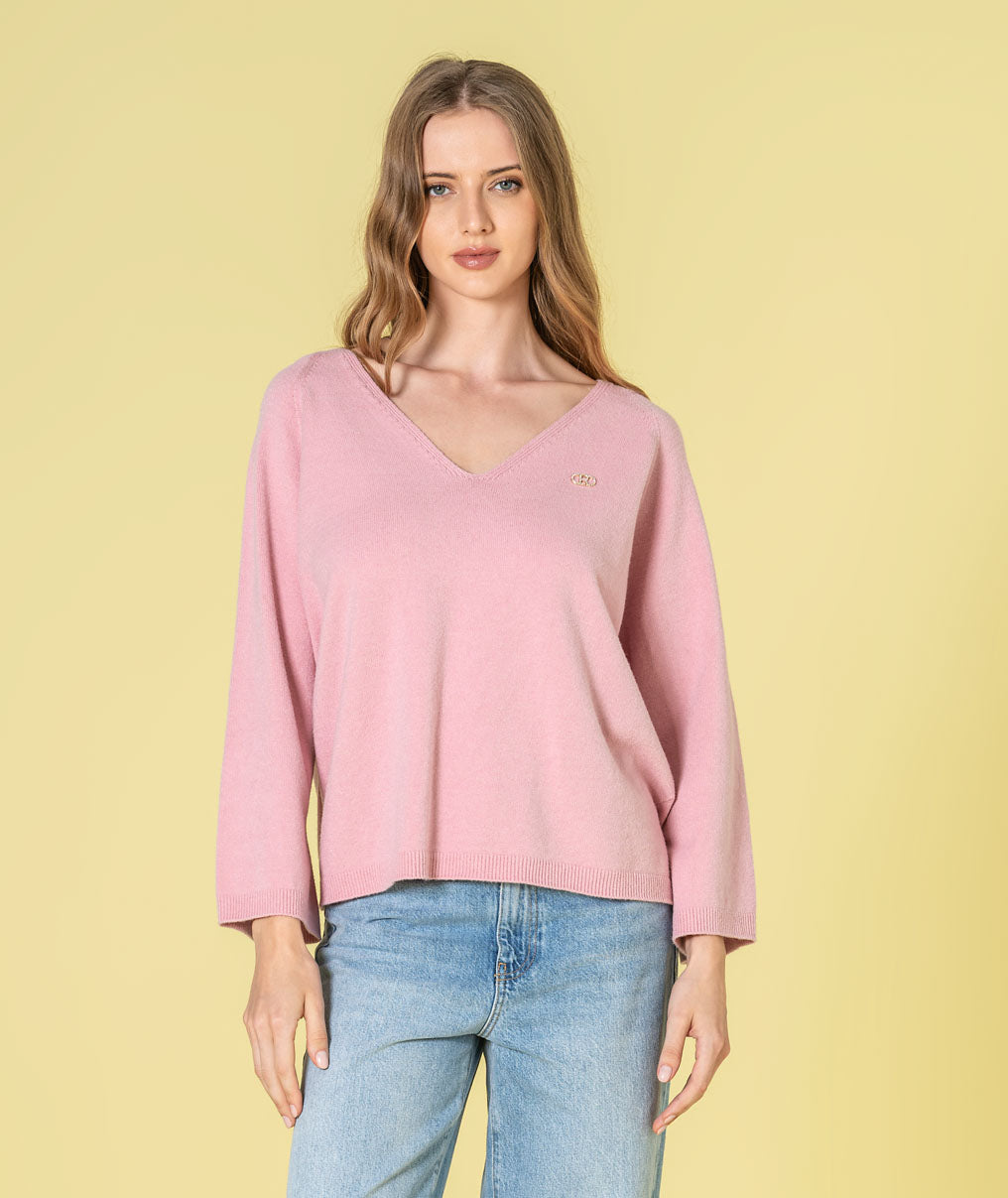 Camisola decote em v 3502