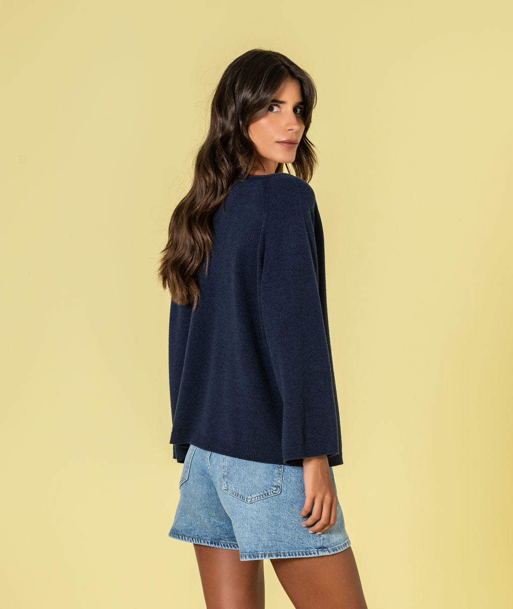 Camisola decote em v 3502