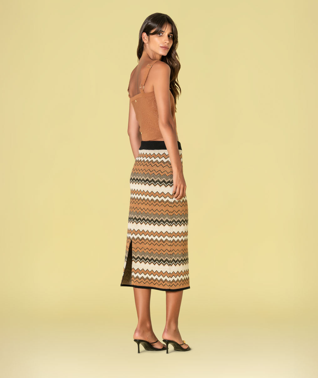 Saia zigzag brilho 3517