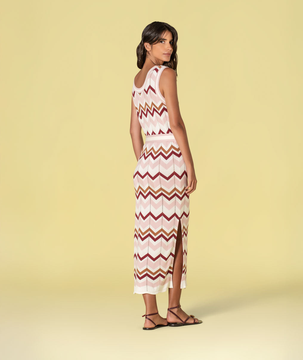 Vestido zigzag 3518
