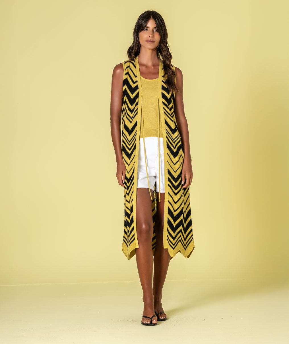 Colete zigzag 3519