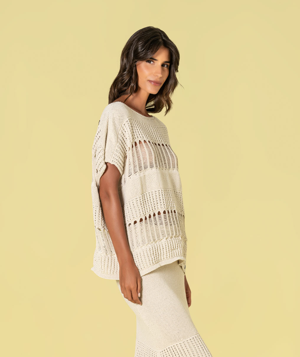 Camisola perfurada 3521