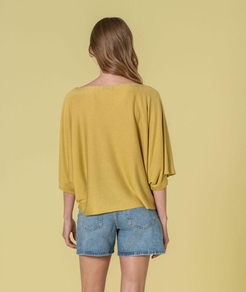 Camisola oversize decote redondo 3532
