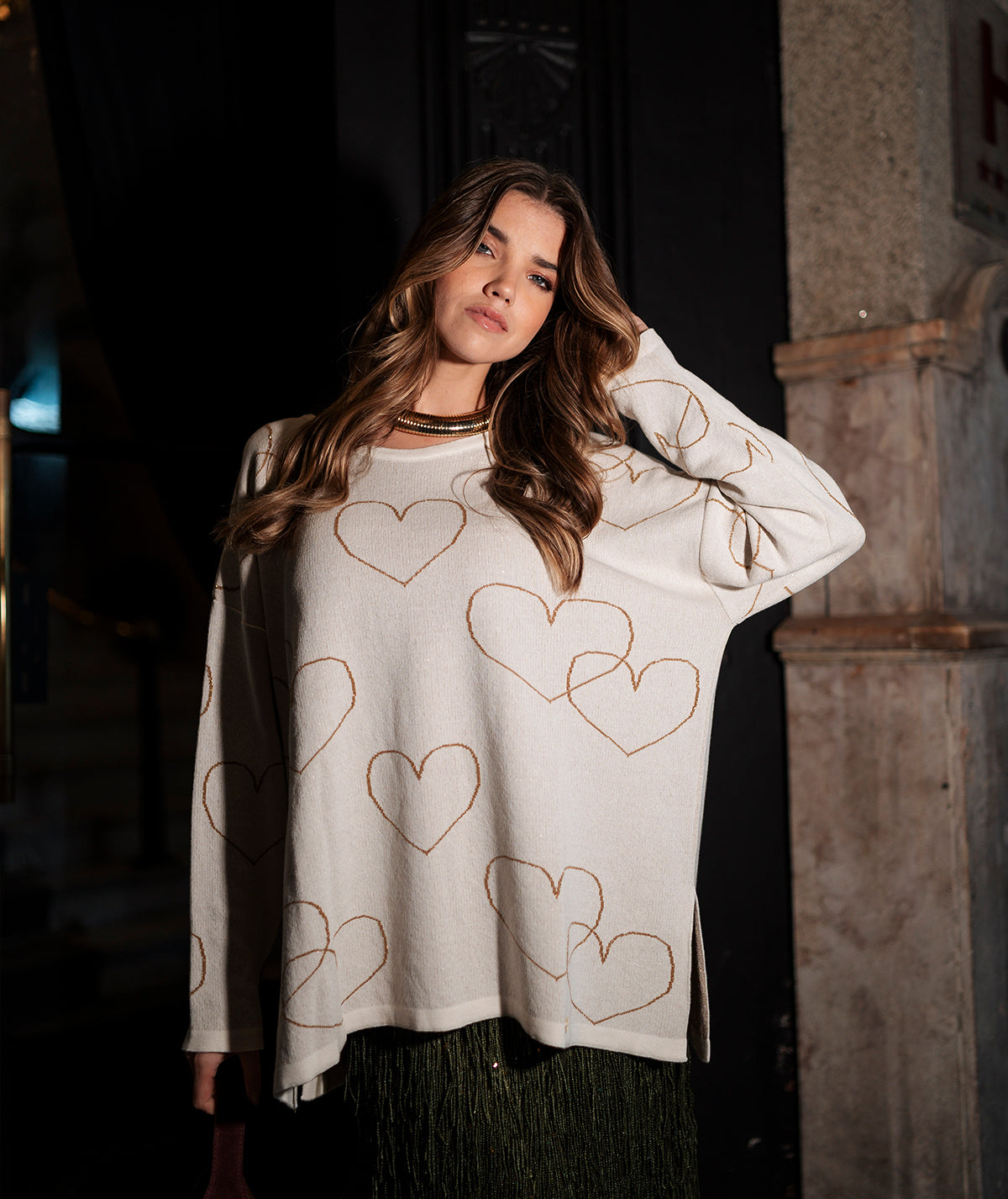 Camisola corações 3539