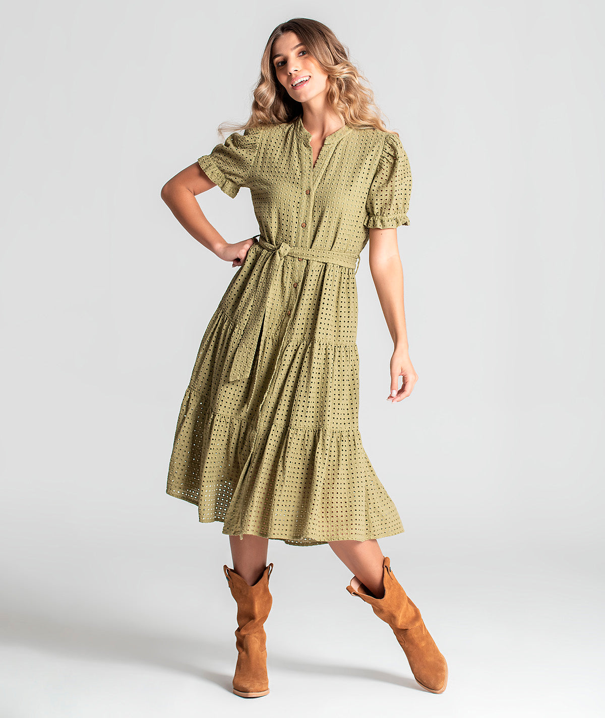 Vestido bordado inglês 6047