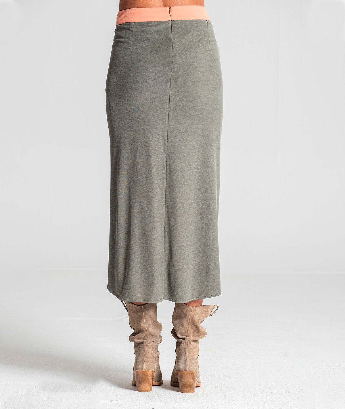 Two-tone skirt 6077