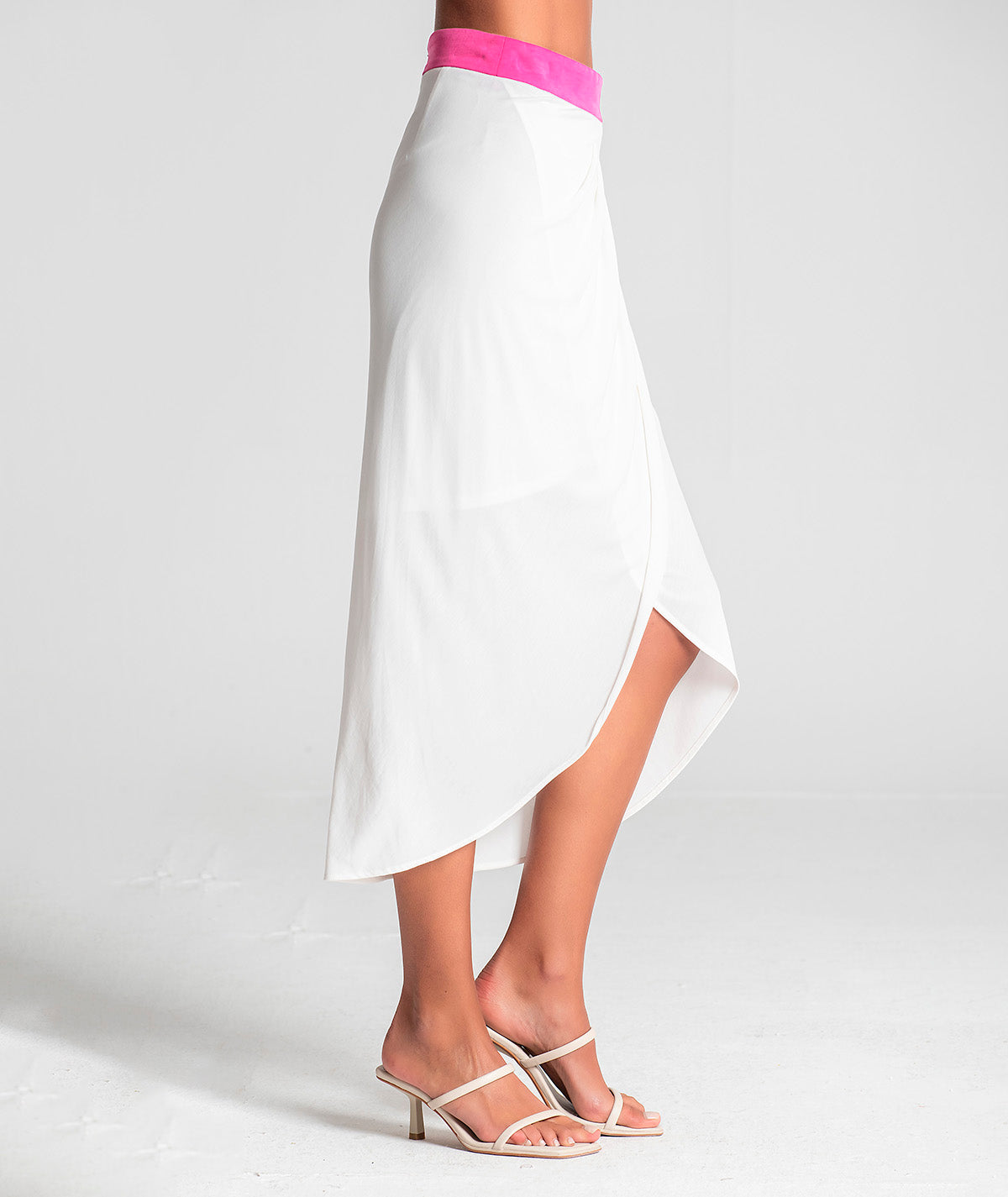 Two-tone skirt 6077