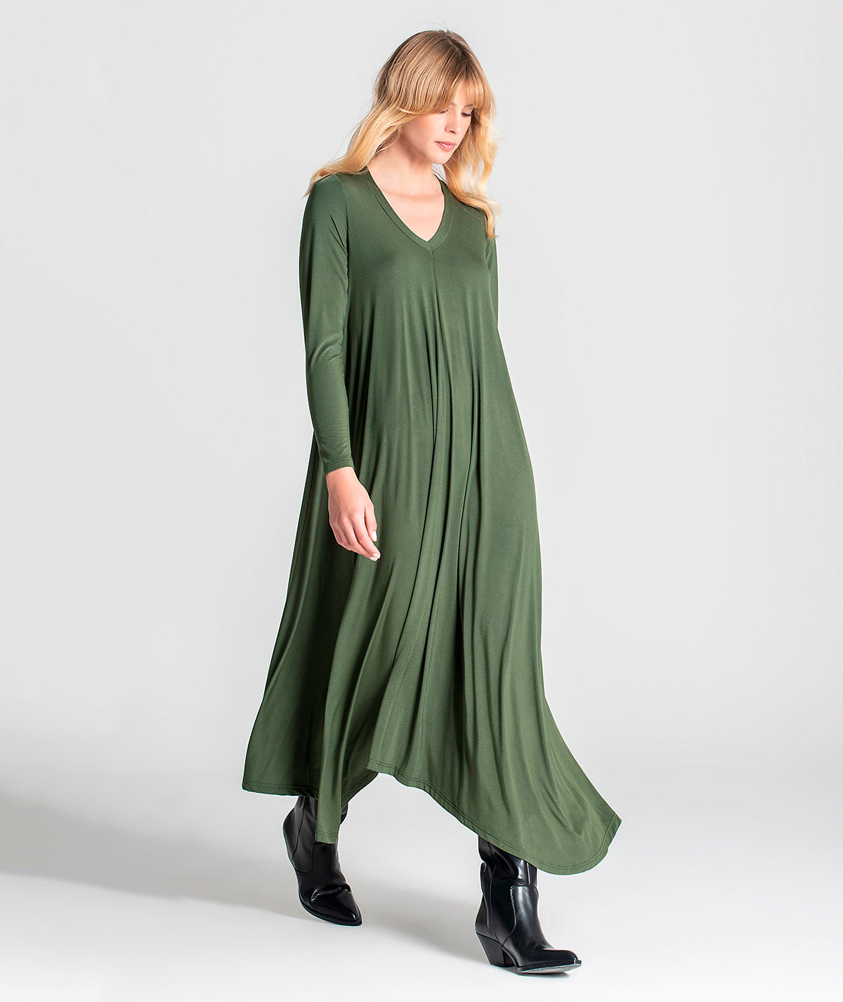 Vestido decote em V 6092