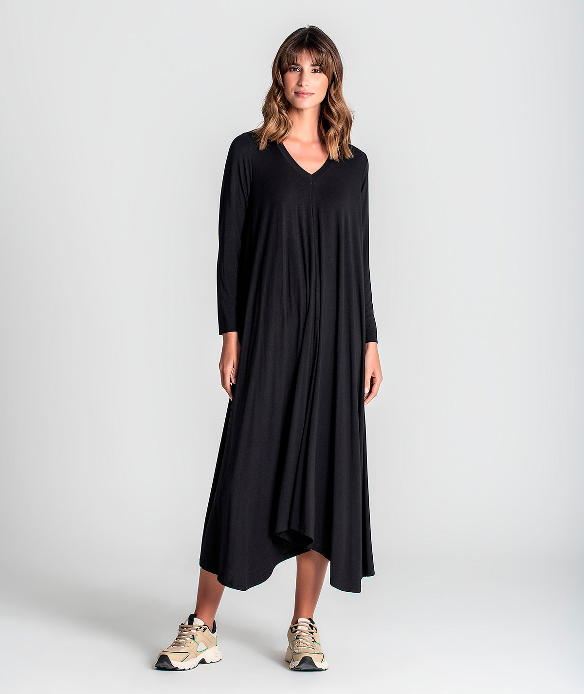 Vestido decote em V 6092