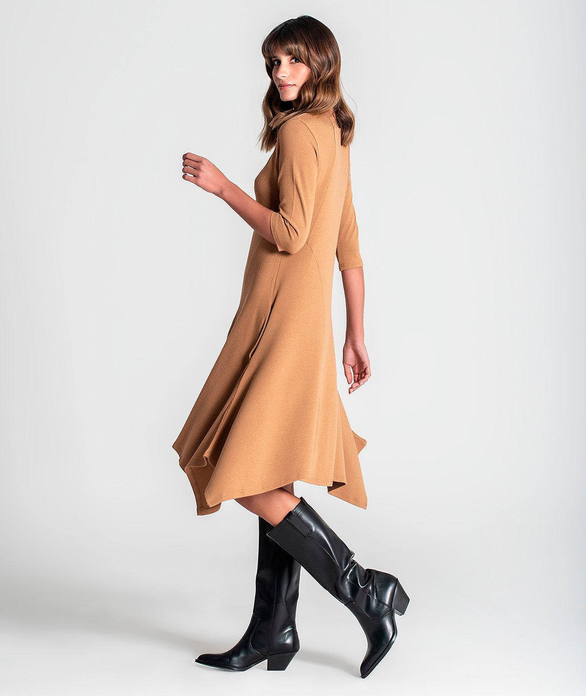 Vestido com fecho na frente 6131