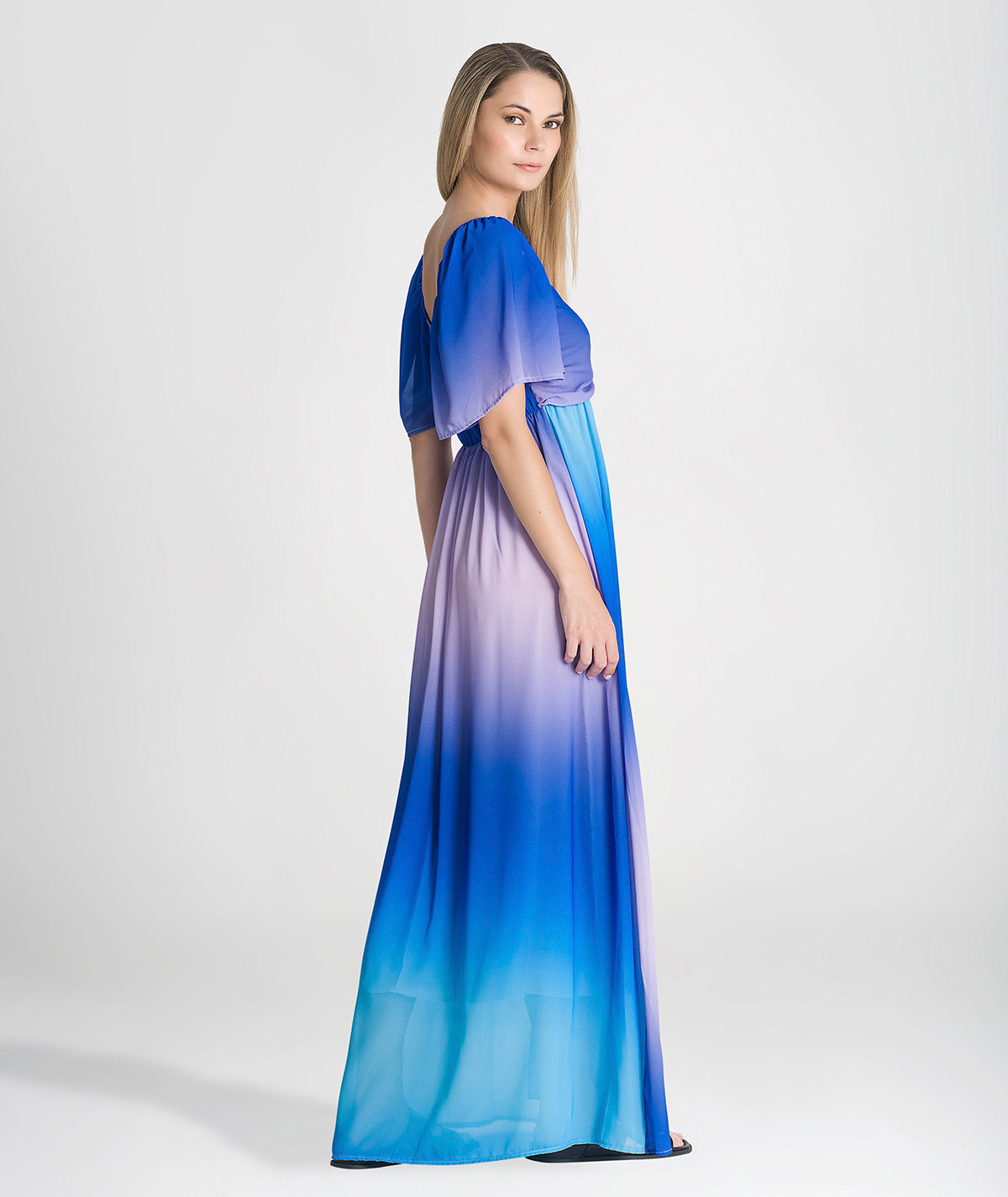 Vestido comprido deep dye 6177