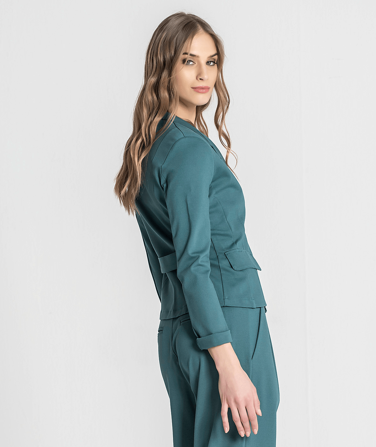 Blazer curto com botões 6198